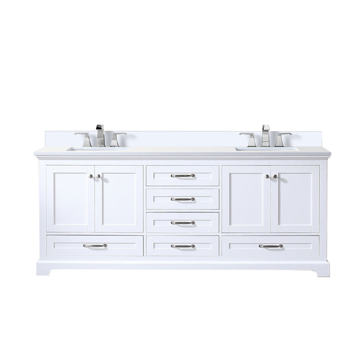 Lexora Home Dukes Bath Vanity with Cultured Marble Countertop