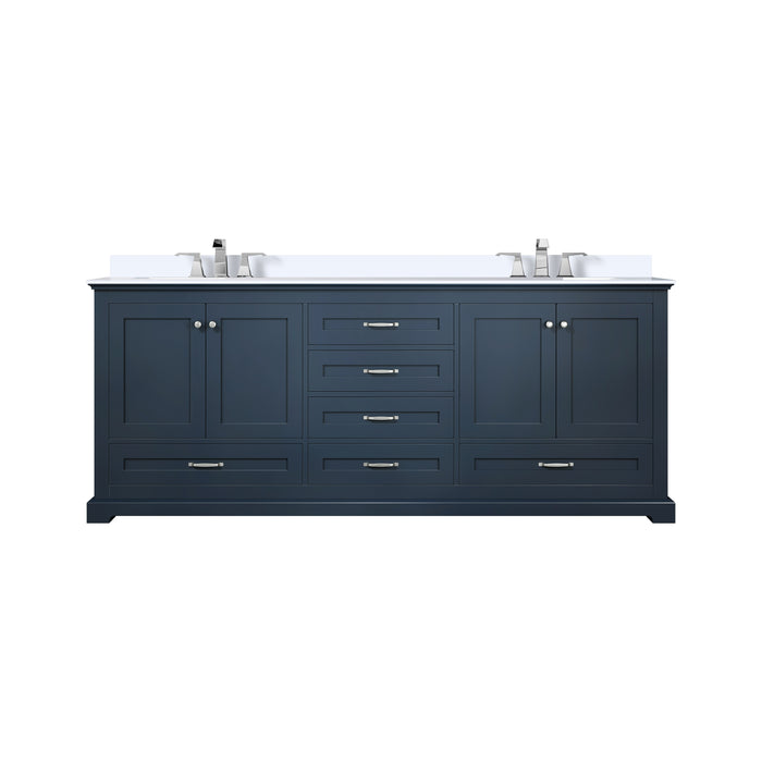 Lexora Home Dukes Bath Vanity with Cultured Marble Countertop
