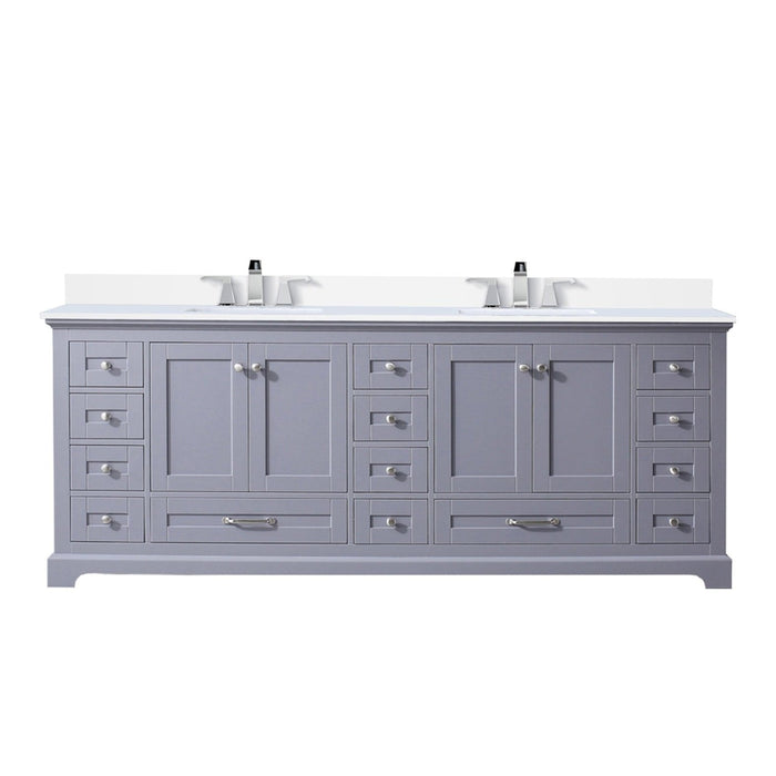 Lexora Home Dukes Bath Vanity with Cultured Marble Countertop