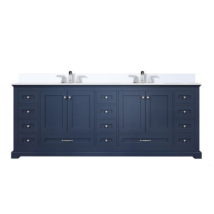 Lexora Home Dukes Bath Vanity with Cultured Marble Countertop