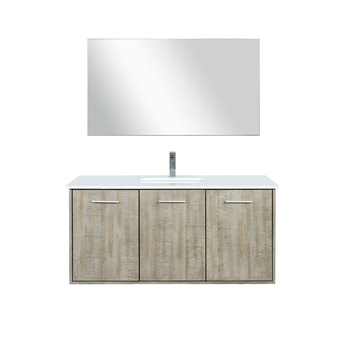 Lexora Home Fairbanks Bath Vanity with Cultured Marble Countertop