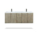 Lexora Home Fairbanks Bath Vanity with Cultured Marble Countertop