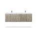 Lexora Home Fairbanks Bath Vanity with Cultured Marble Countertop