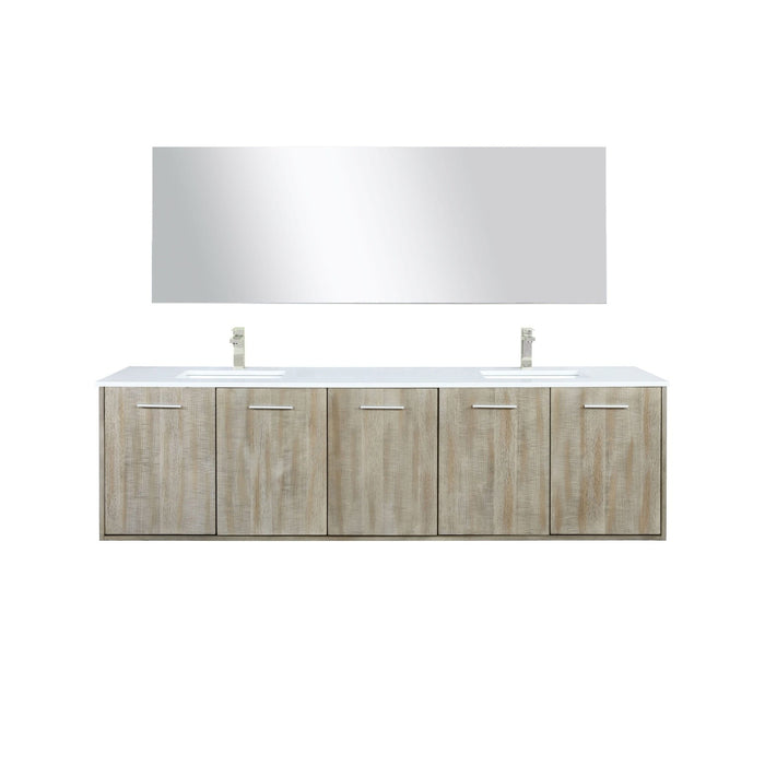 Lexora Home Fairbanks Bath Vanity with Cultured Marble Countertop