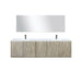 Lexora Home Fairbanks Bath Vanity with White Quartz Countertop