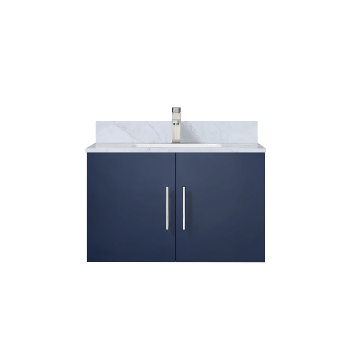 Lexora Home Geneva Bath Vanity with Carrara Marble Countertop