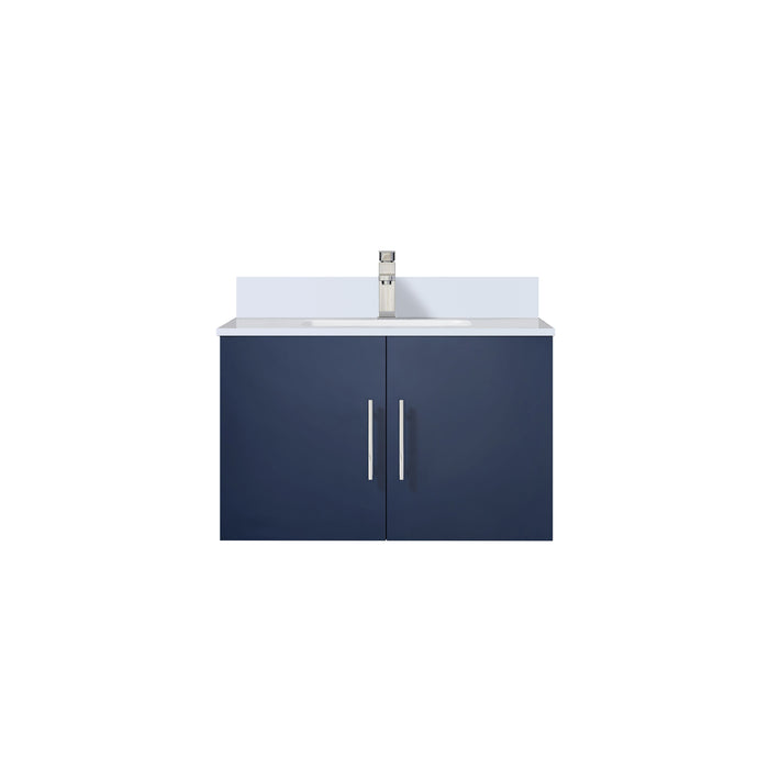 Lexora Home Geneva Bath Vanity with White Quartz Countertop