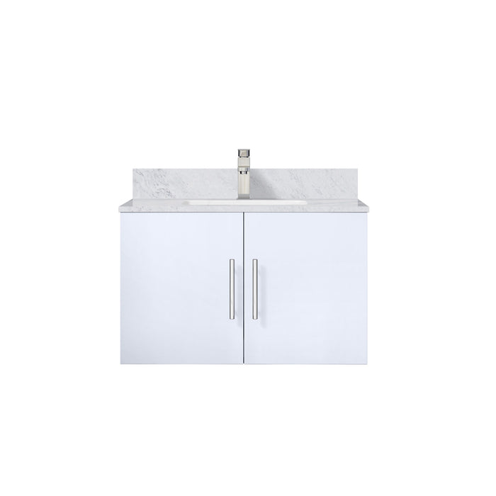 Lexora Home Geneva Bath Vanity with Carrara Marble Countertop