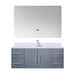 Lexora Home Geneva Bath Vanity with Cultured Marble Countertop