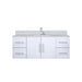 Lexora Home Geneva Bath Vanity with Carrara Marble Countertop