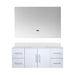 Lexora Home Geneva Bath Vanity with White Quartz Countertop