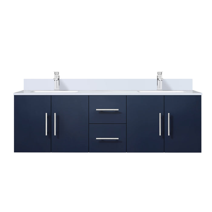 Lexora Home Geneva Bath Vanity with Cultured Marble Countertop