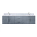 Lexora Home Geneva Bath Vanity with Carrara Marble Countertop