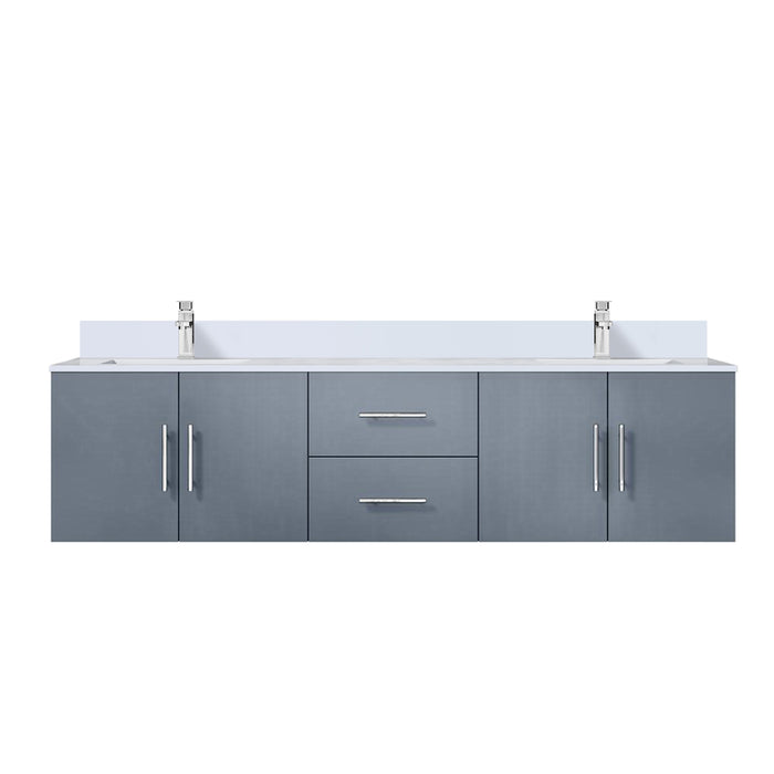 Lexora Home Geneva Bath Vanity with Cultured Marble Countertop