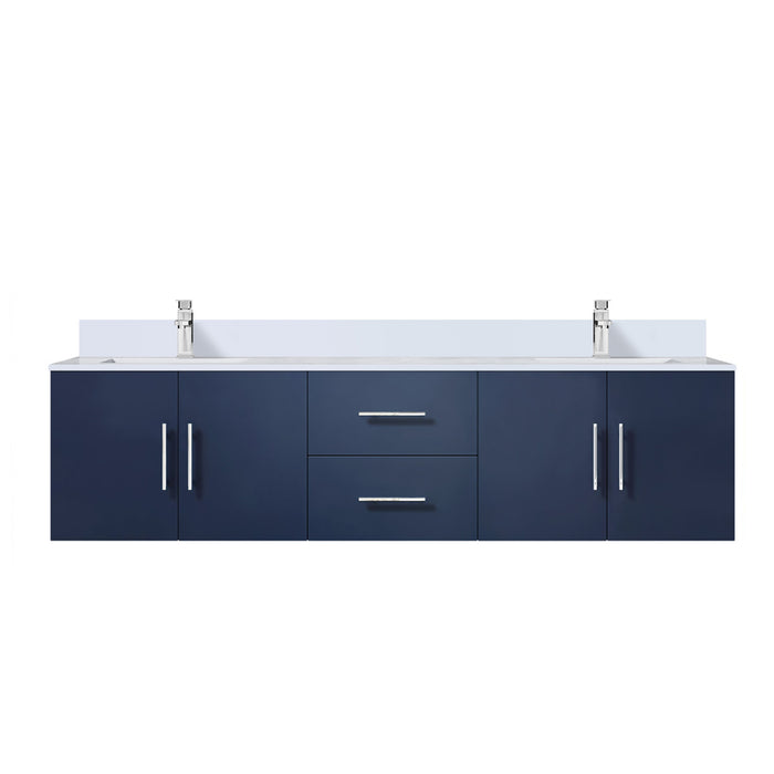 Lexora Home Geneva Bath Vanity with Cultured Marble Countertop