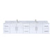 Lexora Home Geneva Bath Vanity with Carrara Marble Countertop