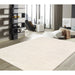 Pasargad Home Edgy Collection Hand-Tufted Ivory BSilk & Wool Area Rug- 7' 9" X 9' 9" pvny-24 8x10
