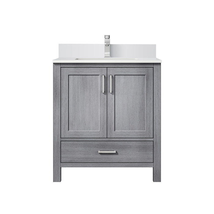 Lexora Home Jacques Bath Vanity with Cultured Marble Countertop