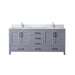 Lexora Home Jacques Bath Vanity with Carrara Marble Countertop