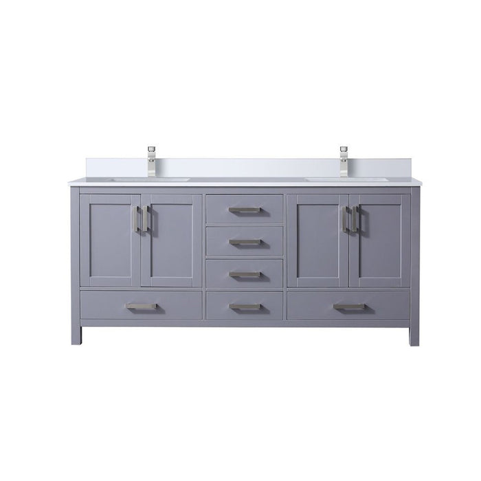 Lexora Home Jacques Bath Vanity with Cultured Marble Countertop