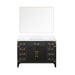 Lexora Home Laurel Bath Vanity with Carrara Marble Countertop