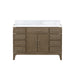 Lexora Home Laurel Bath Vanity with Carrara Marble Countertop