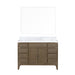 Lexora Home Laurel Bath Vanity with Carrara Marble Countertop