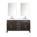 Lexora Home Laurel Bath Vanity with Carrara Marble Countertop