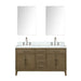 Lexora Home Laurel Bath Vanity with Carrara Marble Countertop