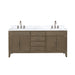 Lexora Home Laurel Bath Vanity with Carrara Marble Countertop