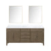 Lexora Home Laurel Bath Vanity with Carrara Marble Countertop