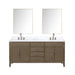 Lexora Home Laurel Bath Vanity with Carrara Marble Countertop