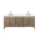 Lexora Home Laurel Bath Vanity with Carrara Marble Countertop