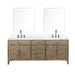 Lexora Home Laurel Bath Vanity with Carrara Marble Countertop