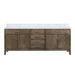 Lexora Home Laurel Bath Vanity with Carrara Marble Countertop