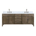 Lexora Home Laurel Bath Vanity with Carrara Marble Countertop