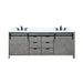 Lexora Home Marsyas Bath Vanity with Cultured Marble Countertop