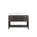 Lexora Home Norwalk Bath Vanity with Carrara Marble Countertop