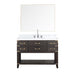 Lexora Home Norwalk Bath Vanity with Carrara Marble Countertop