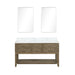 Lexora Home Norwalk Bath Vanity with Carrara Marble Countertop