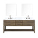 Lexora Home Norwalk Bath Vanity with Carrara Marble Countertop