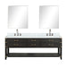 Lexora Home Norwalk Bath Vanity with Carrara Marble Countertop