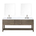 Lexora Home Norwalk Bath Vanity with Carrara Marble Countertop