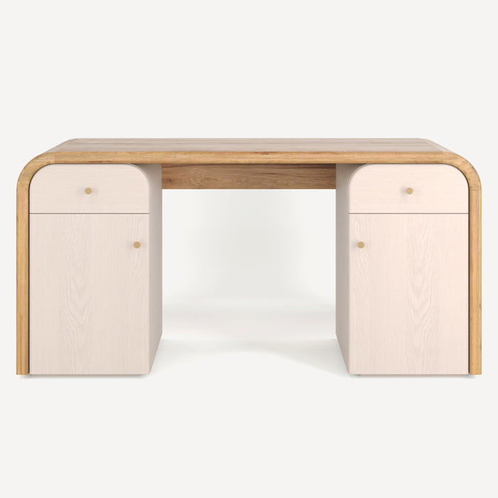 Union Home Liam Oak Desk LVR00962