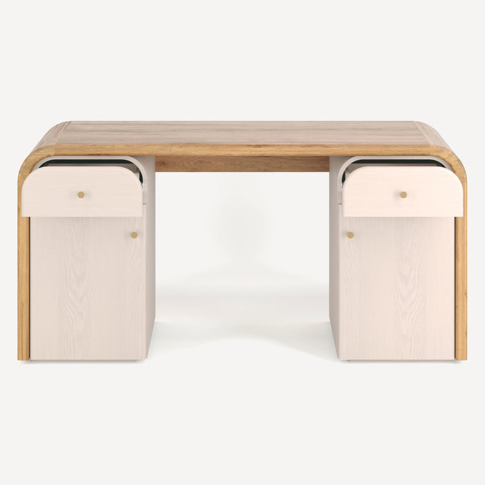 Union Home Liam Oak Desk LVR00962