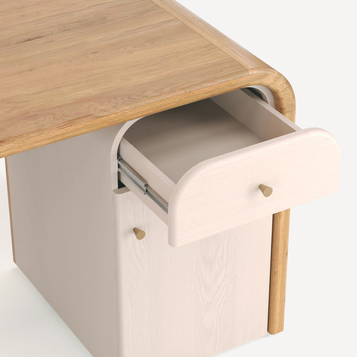 Union Home Liam Oak Desk LVR00962