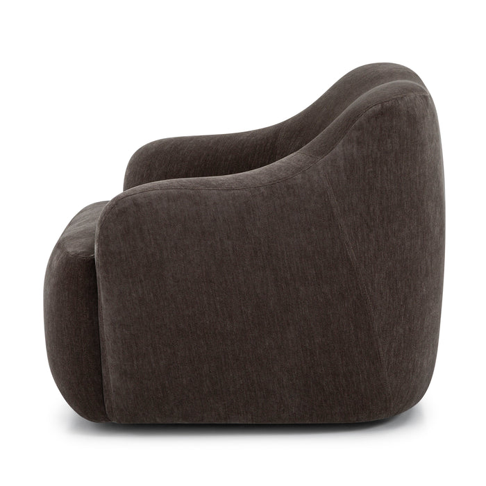 Union Home Orla Upholstered Swivel Chair - Chenille LVR00964