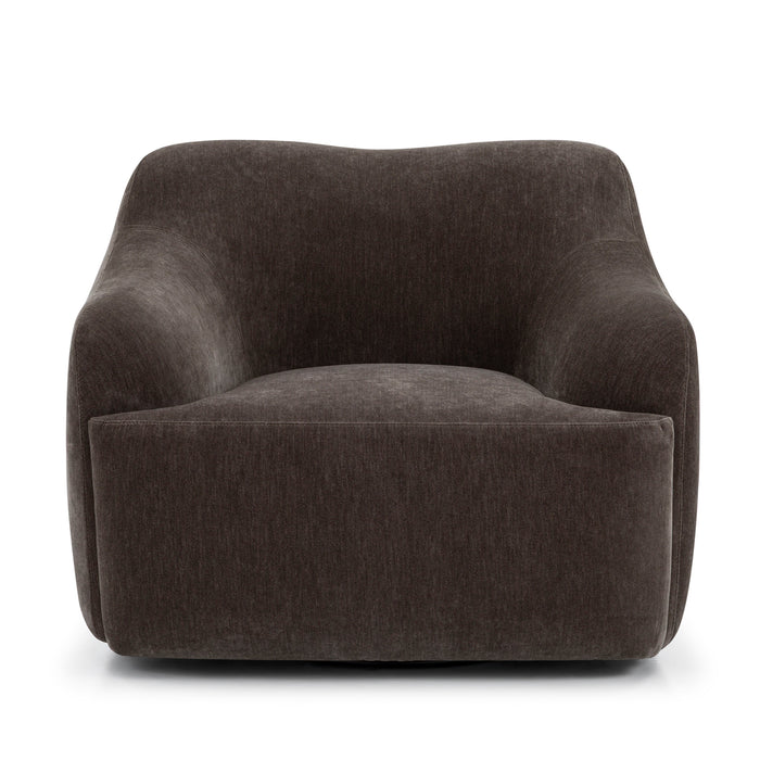 Union Home Orla Upholstered Swivel Chair - Chenille LVR00964