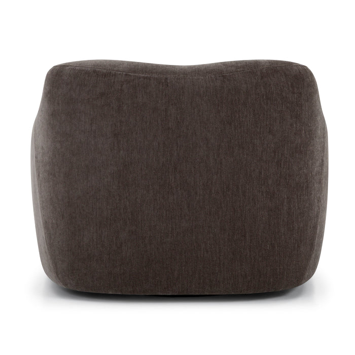 Union Home Orla Upholstered Swivel Chair - Chenille LVR00964