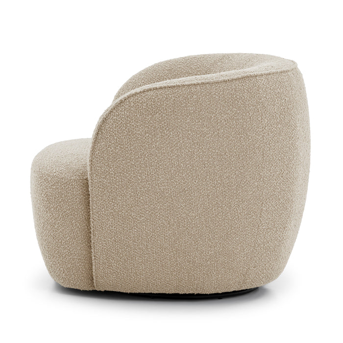 Union Home Domora Upholstered Swivel Chair - Performance LVR00965